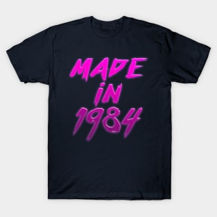 Made In 1984 //// Retro Birthday Design T-Shirt